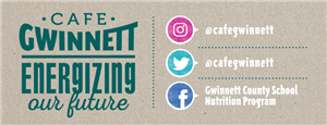 Cafe Gwinnett is on Instagram, Twitter and Facebook 